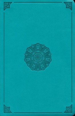 ESV Value Compact Bible (TruTone Imitation Leather, Turquoise with Emblem Design)