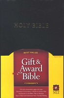 NLT Gift and Award Bible, Imitation Leather, Black