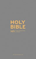 NIV Pocket Charcoal Soft-tone Bible with Zip (New International Version)