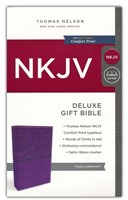 NKJV Deluxe Gift Bible, Purple