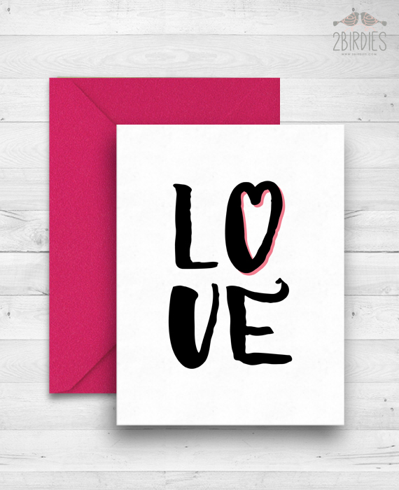 Картичка „Love“
