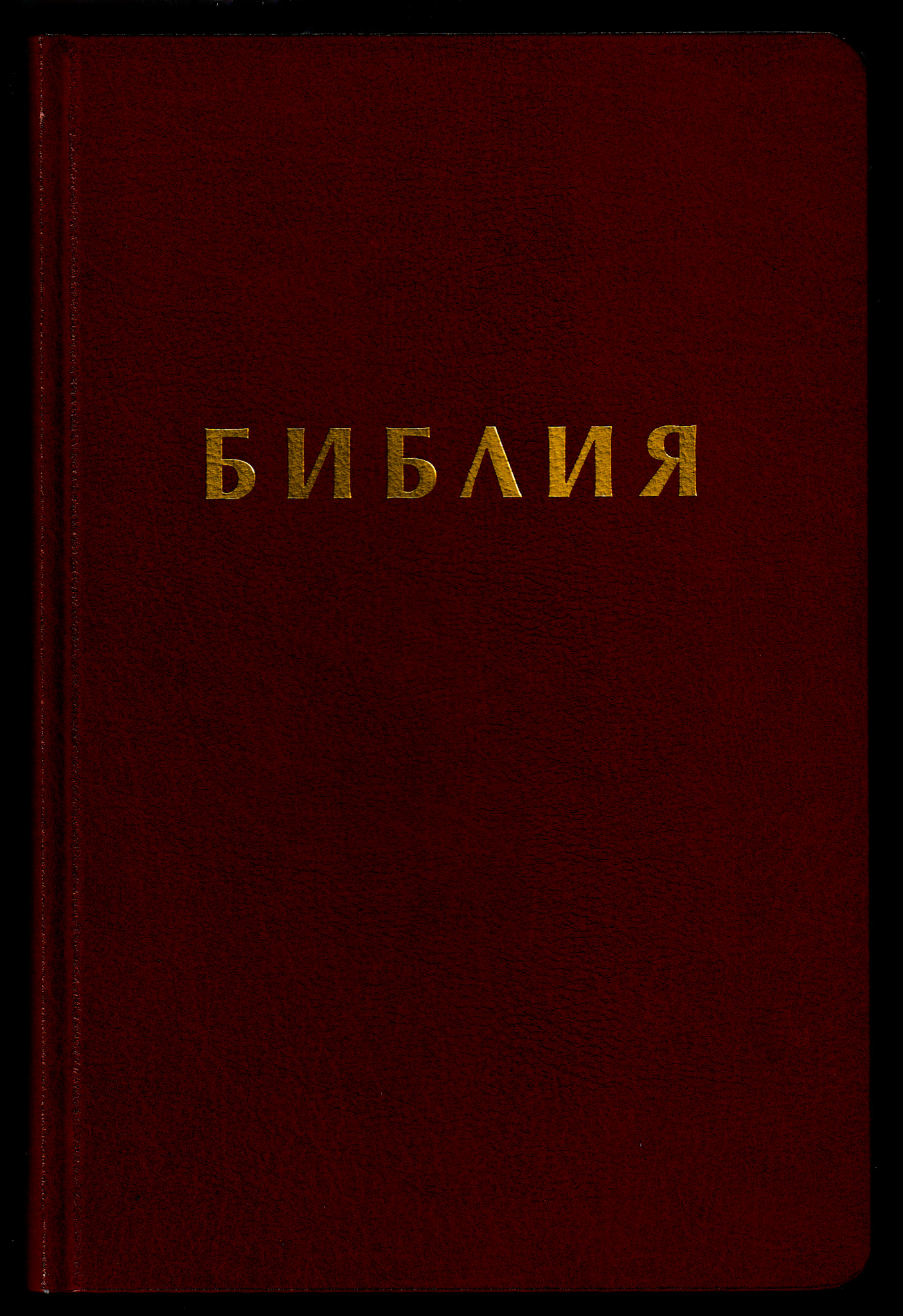 Библия (РИ Верен 2024) - кожени корици; цвят бордо