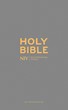 NIV Pocket Charcoal Soft-tone Bible with Zip (New International Version)