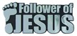 Емблема за кола - Follower of Jesus