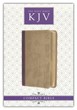 KJV Compact Bible--imitation leather, brown/tan