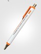 Химикалка - Уповавай на Господа и върши добро (пластмаса; оранжев цвят)